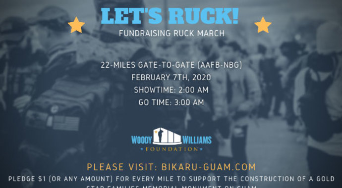 Bikaru-Guam Gold Star Families Memorial Monument Ruck Event