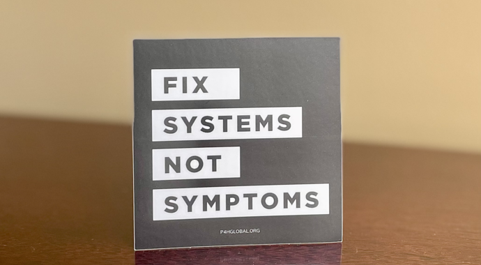 Fix Systems Not Symptoms Sticker