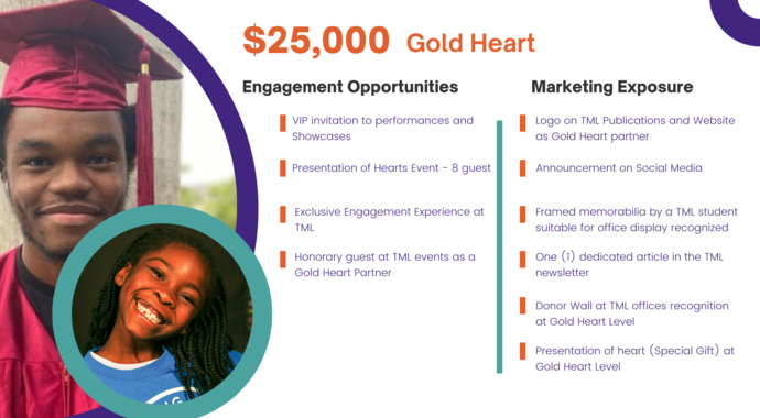 $25,000 - Gold Heart