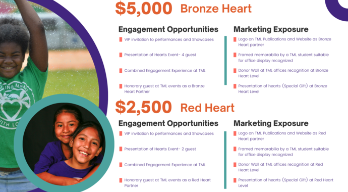 $5,000 - Bronze Heart