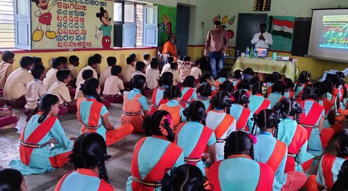 Sri Sai Vidya Dhamam High School education campaign