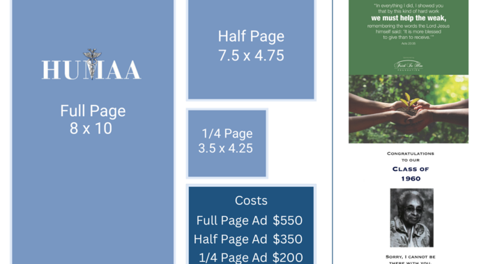 Souvenir Program Ad Space