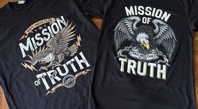 MOTO Gold/Silver Eagle Shirts