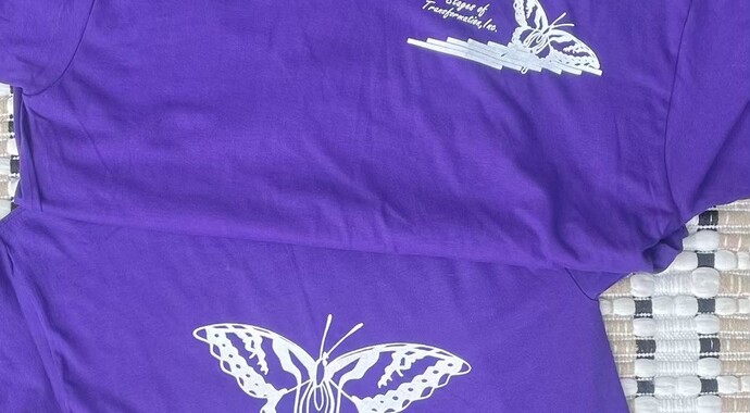Stages of Transformations Purple T-Shirt