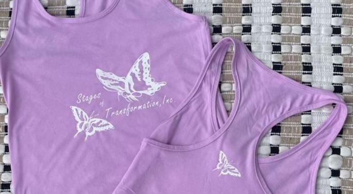 Stages of Transformations Woman's Lilac Racer Back