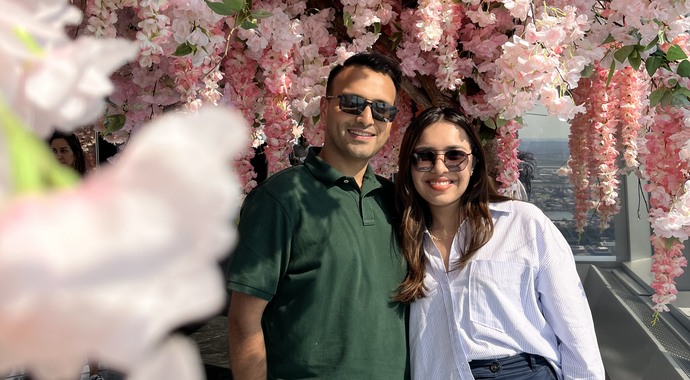 In honor of Disha and Hassan