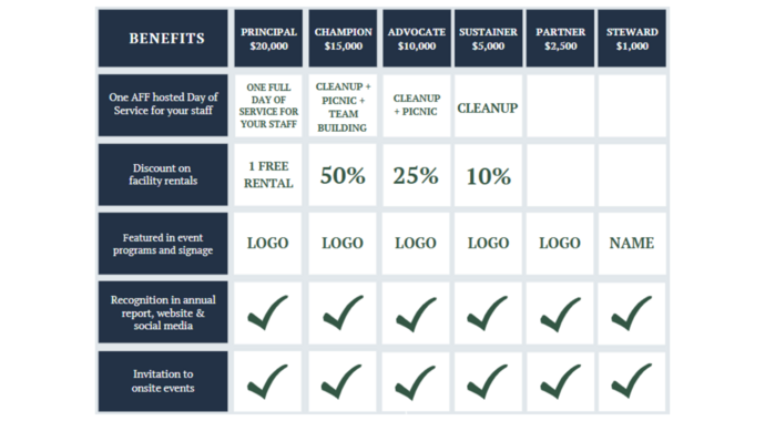 Corporate Champion Sponsorship Program