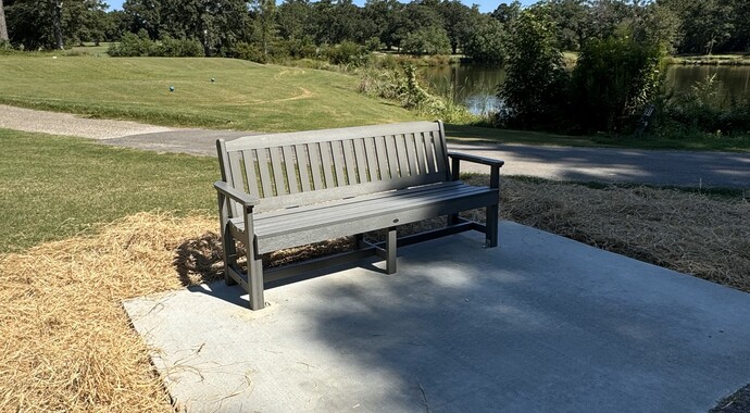 LBW's Barbara Lucas McClain Nature Trail Bench Memorial