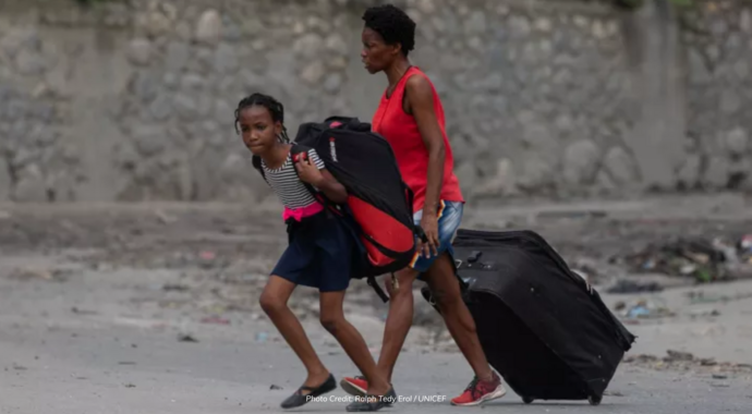 Helping Displaced Families Fleeing Insecurity in Haiti