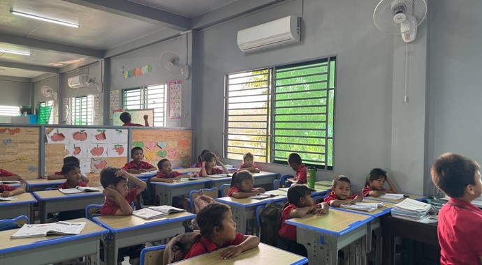 Give Air Conditioning Units for Konedomrey School's 2nd Story