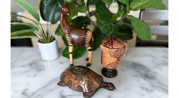 Large Wooden Art Piece