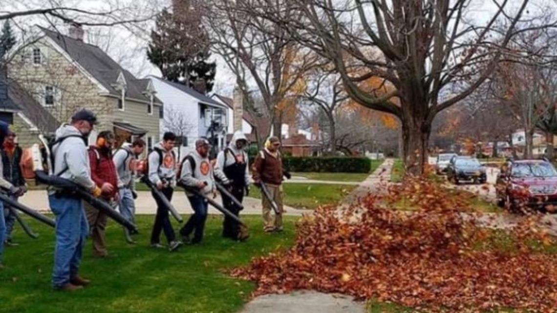 Leaf Blowing Event - November 13, 2021
